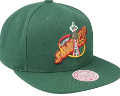 Seattle Supersonics Team Ground 2.0 Green Snapback - Mitchell & Ness
