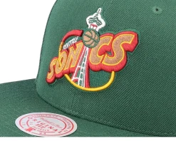 Seattle Supersonics Team Ground 2.0 Green Snapback - Mitchell & Ness