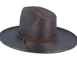 Sedona Reserve Cowboy Ha Deep Brown Straw Hat - Brixton