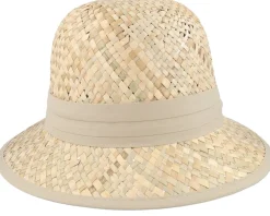 Seegrass Small Bell Natural Straw Hat - Seeberger