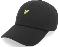 Seersucker Baseball Cap Jet Black Dad Cap - Lyle & Scott