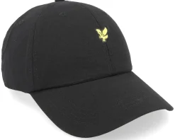 Seersucker Baseball Cap Jet Black Dad Cap - Lyle & Scott