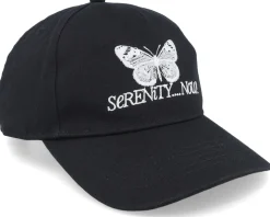 Serenity Butterflycurved Brim Caviar Dad Cap - Coney Island Picnic
