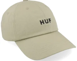 Set Og Cv 6 Panel Hat Oatmeal Dad Cap - HUF