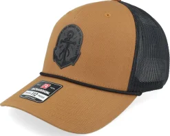 Set Sail Anchor 112fpr Split Caramel/Black/Black A-Frame Trucker - Iconic