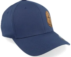 Set Sail Anchor Wooly Combed Navy Flexfit - Iconic