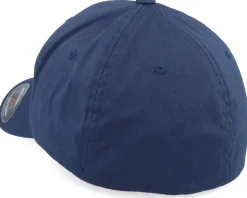 Set Sail Anchor Wooly Combed Navy Flexfit - Iconic