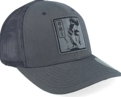 Seto Kaiba Grey Engraved Grey Trucker - Yu-Gi-Oh