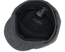 Seven Amaro Grey Flat Cap - Mayser