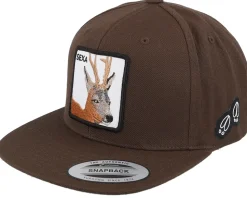 Sexa Rådjur Bock Dark Brown Snapback - Hunter