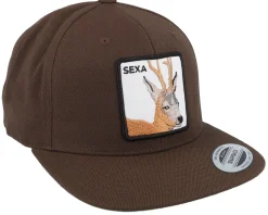 Sexa Rådjur Bock Dark Brown Snapback - Hunter