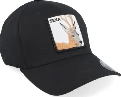 Sexa Rådjur Bock Wooly Combed Black Flexfit - Hunter