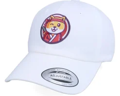 Shabo The Shiba White Dad Cap - Abducted