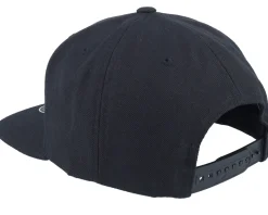 Shadow Logo Black Snapback - Bearded Man