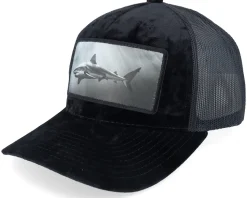 Shark Big Patch Velvet Black Trucker - Calza Pennello