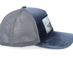 Shark Big Patch Velvet Grey Trucker - Calza Pennello