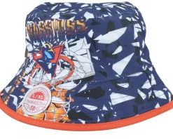 Shattered Big Face Navy Bucket - Mitchell & Ness
