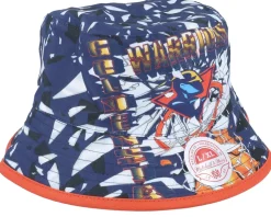 Shattered Big Face Navy Bucket - Mitchell & Ness