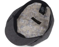Shelby Linen Brown Flat Cap - Mayser