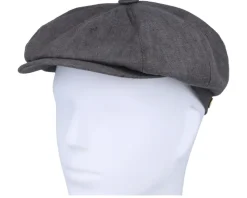 Shelby Linen Brown Flat Cap - Mayser