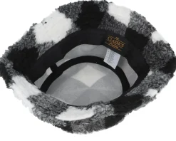 Sherpa Check White/Black Bucket - Yupoong