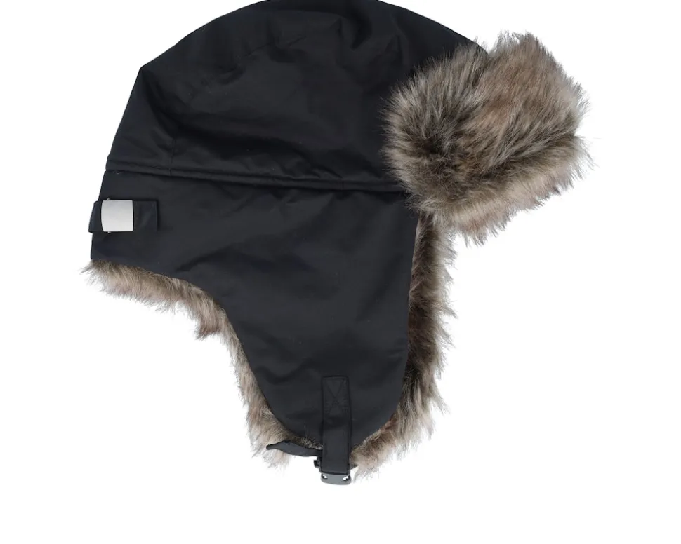 Sherpa Hat Black Trapper - Beechfield