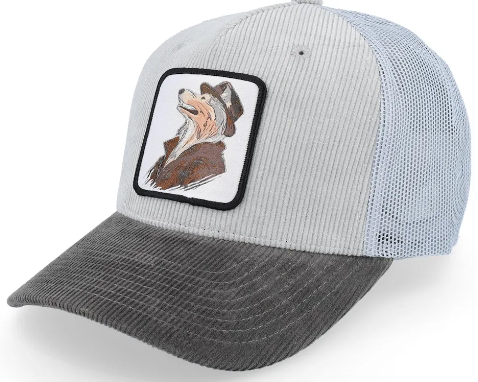 Shetland Sheepdog Patch Cord Light Grey Trucker - Iconic