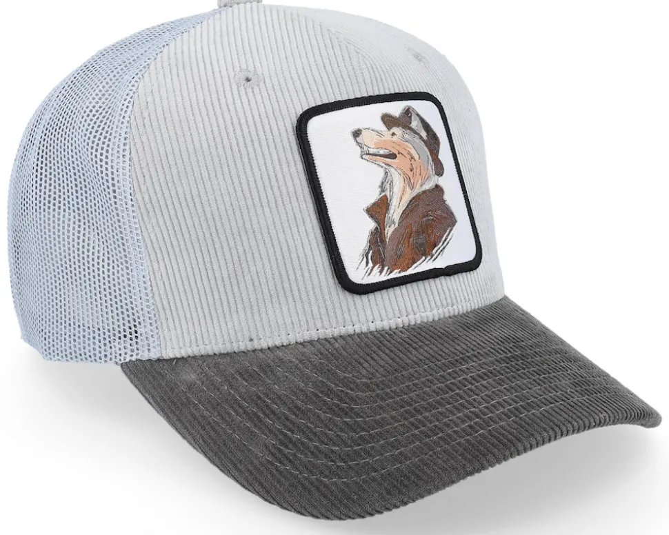 Shetland Sheepdog Patch Cord Light Grey Trucker - Iconic