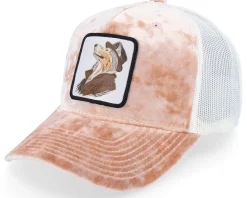 Shetland Sheepdog Patch Velvet Peach Trucker - Iconic