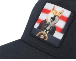 Shiba Inu For President Black A-frame Flexfit - Iconic