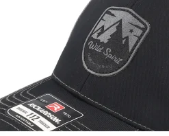 Shield Peak 112 Split Black/Charcoal Trucker - Wild Spirit