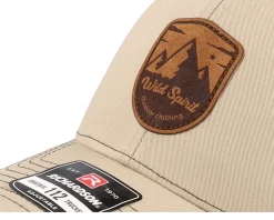 Shield Peak 112 Split Khaki/Coffee Trucker - Wild Spirit