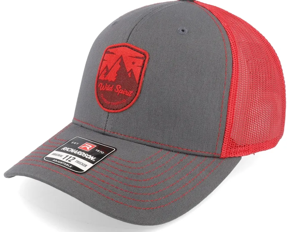 Shield Peak 112 Split Khaki/Coffee Trucker - Wild Spirit