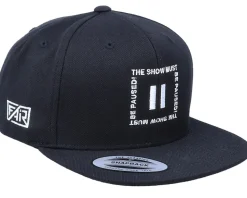 Show Must Be Paused Black Snapback - Fair