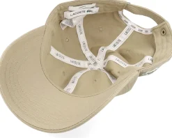 Side Patch Khaki Dad Cap - Lacoste