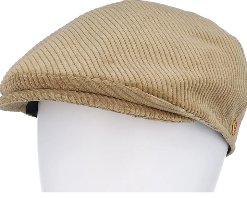 Sidney Corduroy Cashmere Flat Cap - Mayser