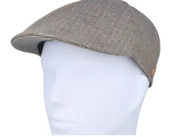 Sidney Dundee Taupe Flat Cap - Mayser