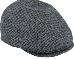 Sidney Plus Amaro Grey Flat Cap - Mayser