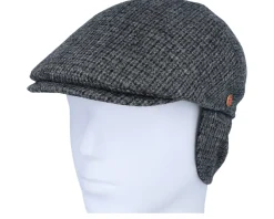 Sidney Plus Amaro Grey Flat Cap - Mayser