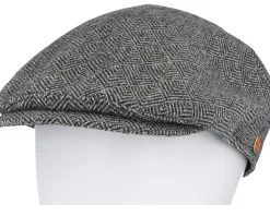 Sidney Plus Amaro Grey Flat Cap - Mayser