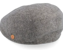 Sidney Wool Blend Beige Flat Cap - Mayser