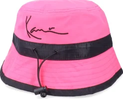 Signature Bucket Hat Pink Bucket - Karl Kani