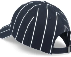 Signature Pinstripe Cap Black/White Dad Cap - Karl Kani