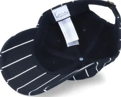 Signature Pinstripe Cap Black/White Dad Cap - Karl Kani