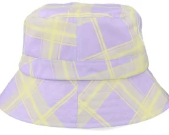 Signature Reversible Check Purple/Yellow/Sand Bucket - Karl Kani