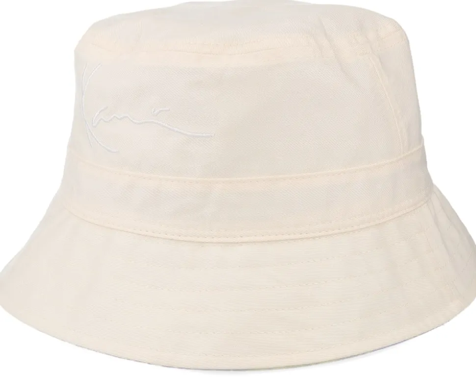 Signature Reversible Check Purple/Yellow/Sand Bucket - Karl Kani