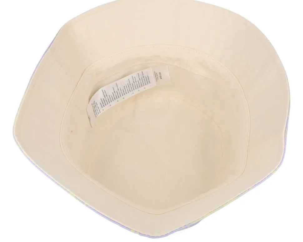 Signature Reversible Check Purple/Yellow/Sand Bucket - Karl Kani