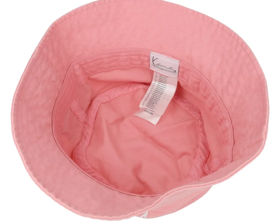 Signature Washed Zip Hat Rose Bucket - Karl Kani