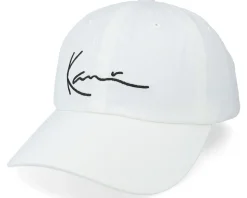 Signature White Dad Cap - Karl Kani