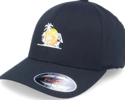 Silhouette Beach Logo Black Flexfit - Iconic